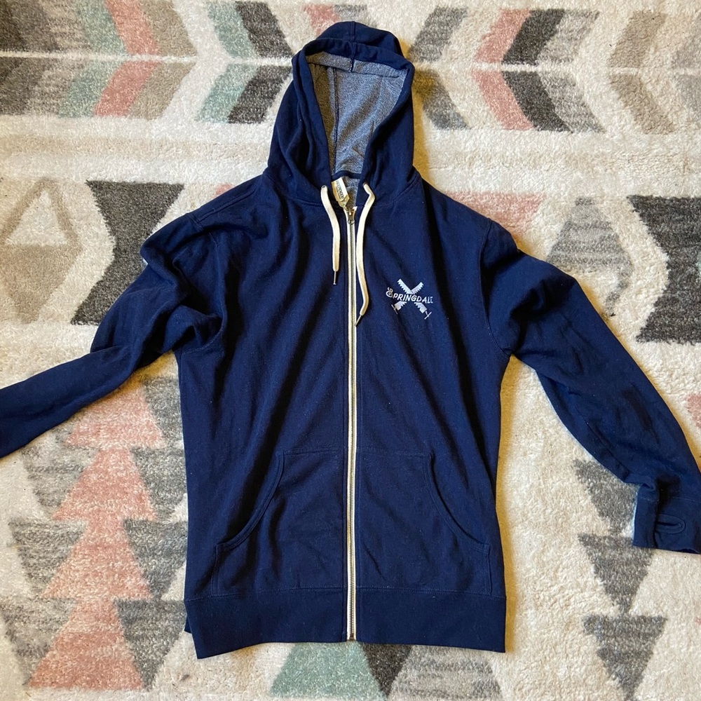 Springdale Barrel Room zip up hoodie